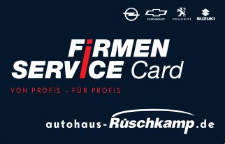Autohaus-Rüschkamp Firmenkunden Service-Card