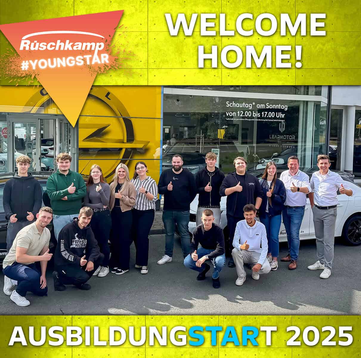 Ausbildungsbeginn 2025