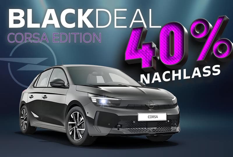 Teaser Corsa BlackDeal
